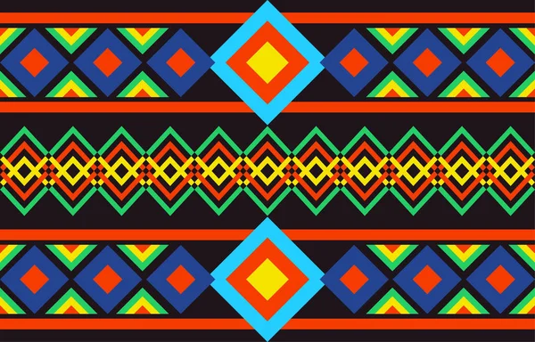 Gewebe Nahtlose Muster Geometrischen Stammes Ethnischen Traditionellen Hintergrund Native American — Stockvektor