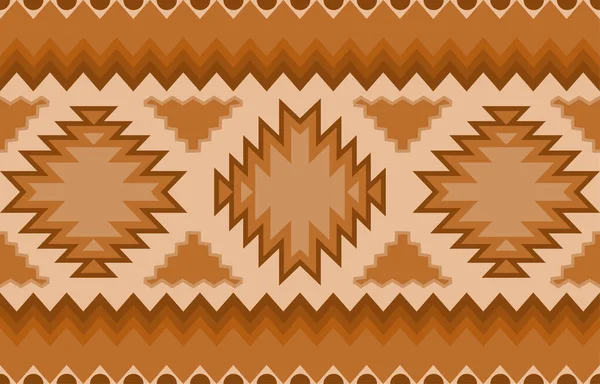 Patrón Sin Costuras Tela Navajo Geométrico Tribal Étnico Tradicional Fondo — Vector de stock