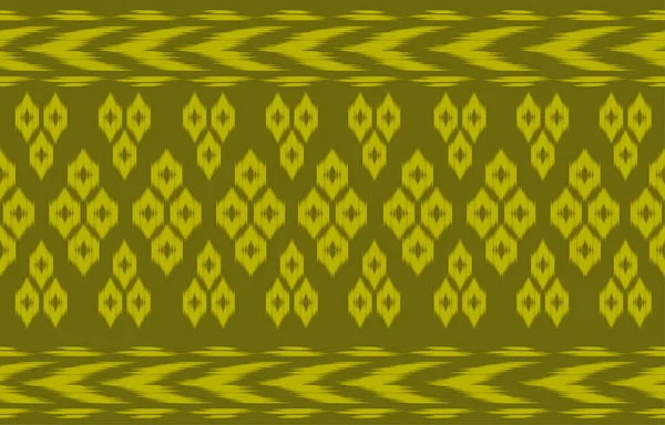 Tessuto Ikat Senza Cuciture Modello Geometrico Etnico Ricamo Tradizionale Style — Vettoriale Stock