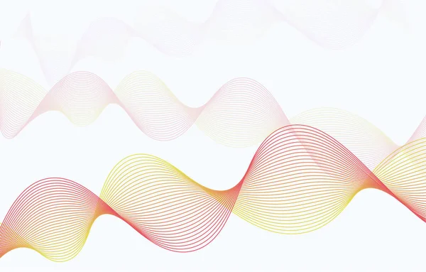 Soyut arkaplan, çizgi dalga elemanı, ses spektrumu eşitleyici duvar kağıdı, vektör fütüristik parçacık teknolojisi çizimi.