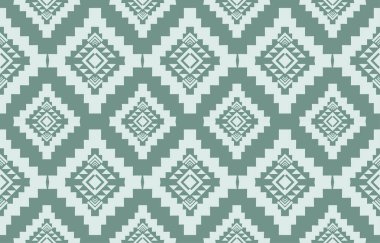 Navajo yerlisi Amerikan kumaşı pürüzsüz desen, geometrik kabile geleneksel arka planı, tasarım elemanları, halı, duvar kağıdı, giysi, halı, iç mekan, nakış vektör çizimi.