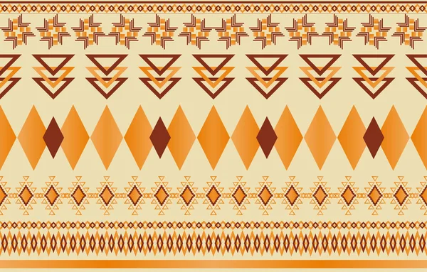 ナバホ先住民アメリカのファブリックシームレスなパターン 幾何学的な部族の民族の伝統的な背景 デザイン要素 カーペット インテリア 刺繍ベクトルイラストのためのデザイン — ストックベクタ