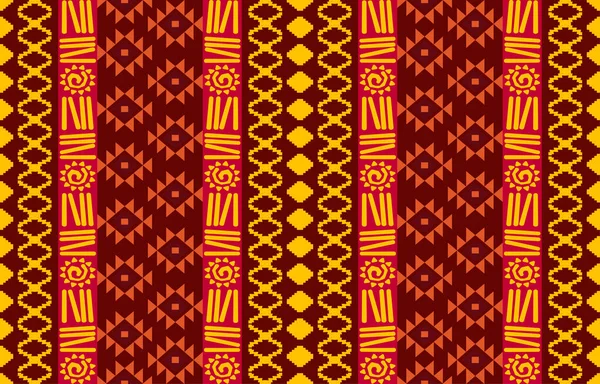 Geometrik oryantal kabile modeli geleneksel arka plan halı, duvar kağıdı, giysi, ambalaj, batik, kumaş, Vektör illüstrasyon nakış tarzı.