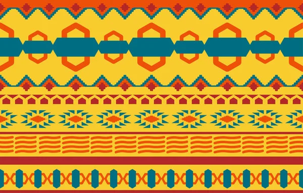 Patrón Étnico Tribal Oriental Geométrico Fondo Tradicional Diseño Para Alfombra — Vector de stock