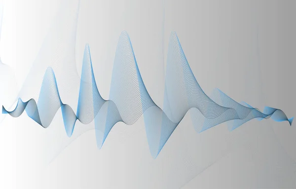 Abstract Background Line Wave Element Sound Spectrum Equalizer Wallpaper Vector — 스톡 벡터
