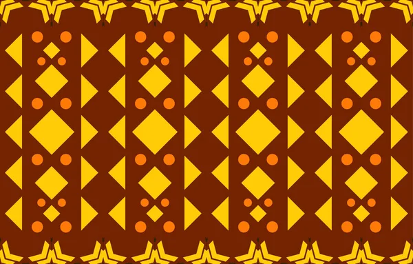 Navajo Native American Fabric Seamless Pattern Geometric Tribal Ethnic Traditional — Image vectorielle