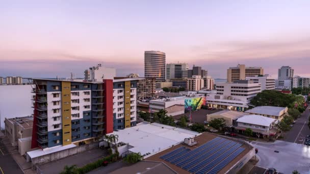 Darwin CBD at sunset — Vídeos de Stock