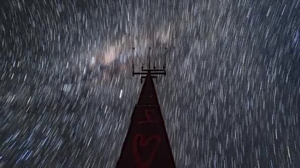 Milky Way Power Tower Darwin Australia — Vídeo de Stock