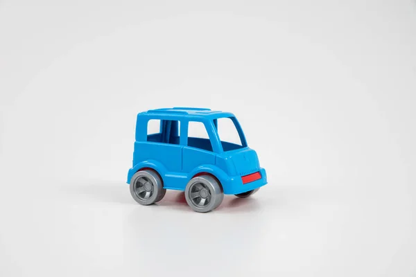 Multicolored Plastic Toy Car Buses Equipment — Stock Photo, Image