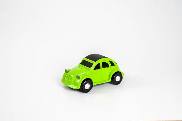 Toy Plastic Car Isolated White Background — Stock Photo, Image