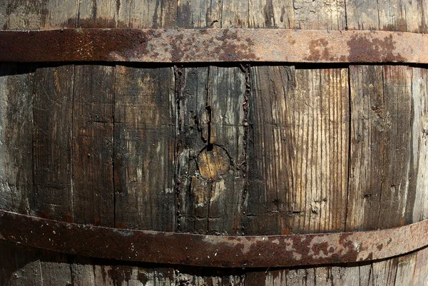 Old Wooden Vintage Barrel Wine Beer Stock Photo