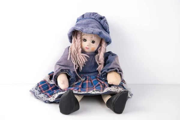 Old Vintage Rag Doll Dress — Stock Photo, Image