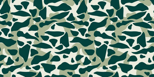 Moderne Camouflage nahtlose Muster. Vektor abstraktes Design für Papier, Einband, Stoff, Innendekoration und andere — Stockvektor