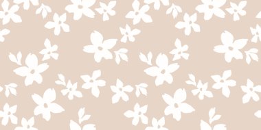 Çiçeklerle soyut, yumuşak, pürüzsüz desen. Kağıt, kapak, kumaş, iç dekorasyon ve diğer şeyler için modern tasarım