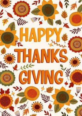 Şükran Günü çizimin kutlu olsun. Kart, poster, broşür, web ve diğer kullanım alanları için vektör tasarımı