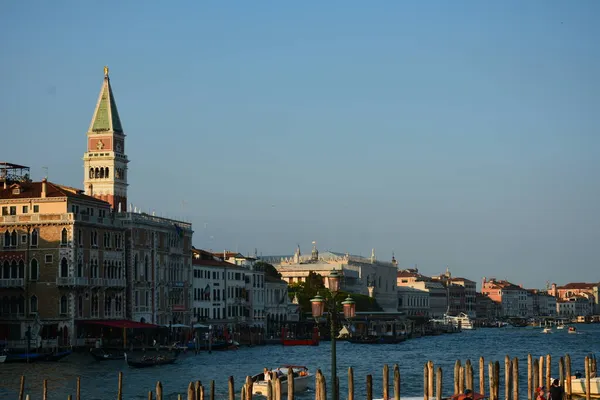 Observando Experimentando Venecia Italia Desde Los Canales Agua Mar Que — Foto de Stock