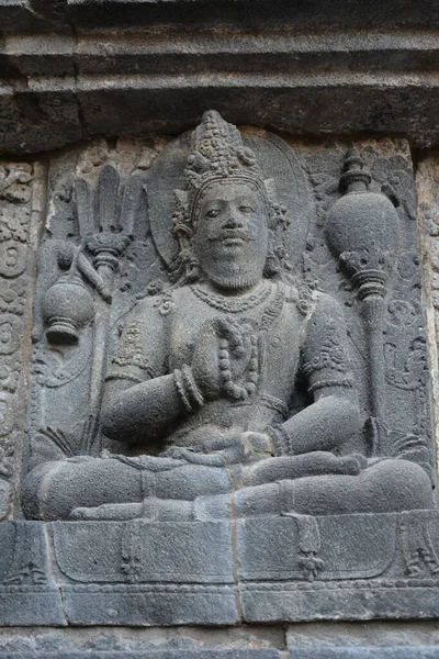 Exploring Ancient Temple Prambanan Sewu Centra Java Indonesia Sunset — Stok fotoğraf