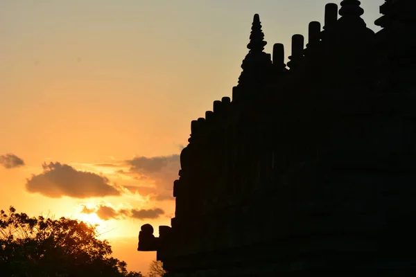 Exploring Ancient Temple Prambanan Sewu Centra Java Indonesia — ストック写真