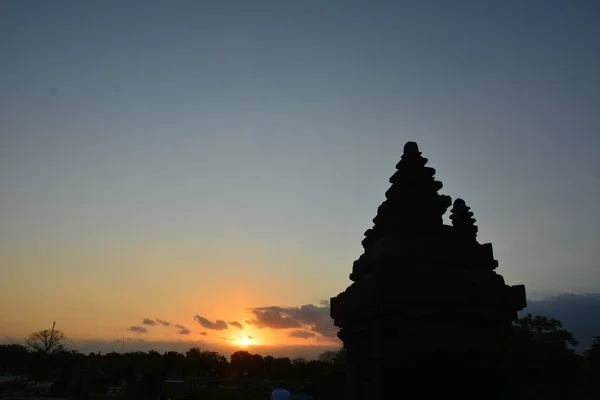 Exploring Ancient Temple Prambanan Sewu Centra Java Indonesia — Stock Photo, Image