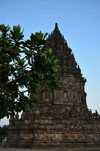 Utforska Det Antika Templet Prambanan Och Sewu Centra Java Indonesien — Stockfoto