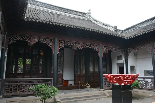 Het Verkennen Van Oud Suzhou Dagtocht Vanuit Shanghai China — Stockfoto