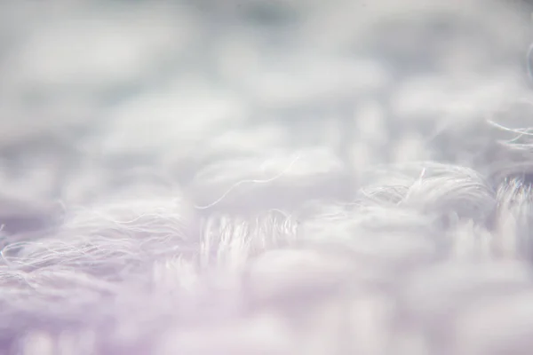 Macro detail of textile fiber gray blankets — Stock Photo, Image