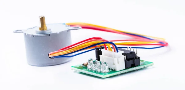 Stepper Motor Controller Arduino Isolated — Stock Photo, Image