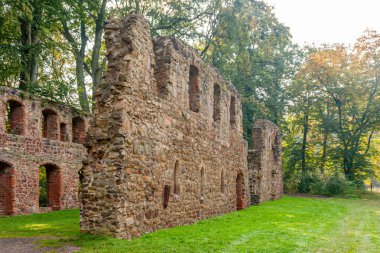 Almanya 'nın Mulde nehri kıyısındaki Leipzig' in Sakson bölgesinde Grimma yakınlarındaki eski bir manastır manastırı olan Nimbschen 'deki manastırın kalıntıları. Reform için önemli bir anıt..