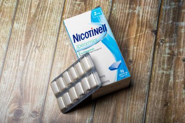 Neckargemuend, Almanya: 05 Mart 2022: Sigara bırakma markası 