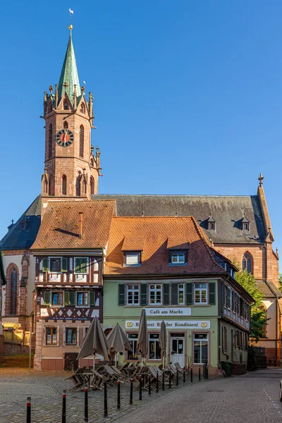 Ladenburg Germany August 2022 Ринок Історичного Міста Ладенбург Півдні Німеччини — стокове фото