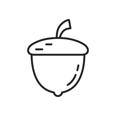 Bir mısır doğrusal simgesi. Ana hatları basit vektör. Beyaz arkaplanda izole edilmiş resim içerir