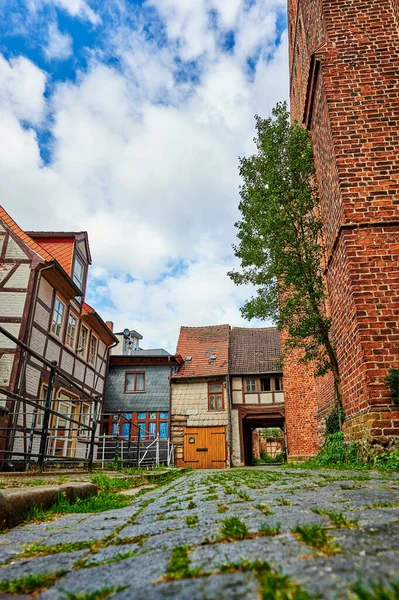 Salzwedel Niemcy Września 2021 Niemieckie Średniowieczne Miasto Hansa Salzwedel Wrażenia — Zdjęcie stockowe