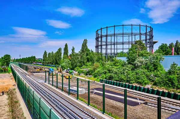 Berlim Alemanha Maio 2022 Estaleiro Ferroviário Berlim Como Preparação Para — Fotografia de Stock