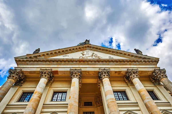 Blick Auf Die Fassade Des Französischen Doms Der Berliner Innenstadt — Stockfoto