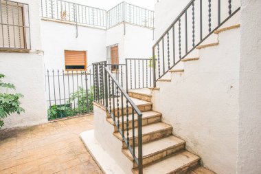 Eylül 2021: Tarragona, Katalonya, İspanya 'da Roc de Sant Gaieta köyü.