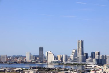 Japonya 'da Yokohama Minatomirai 21 (görüntü Shinkoyasu' dan)