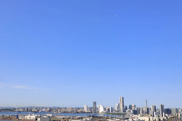 Yokohama Minatomirai Japonii Widok Shinkoyasu — Zdjęcie stockowe