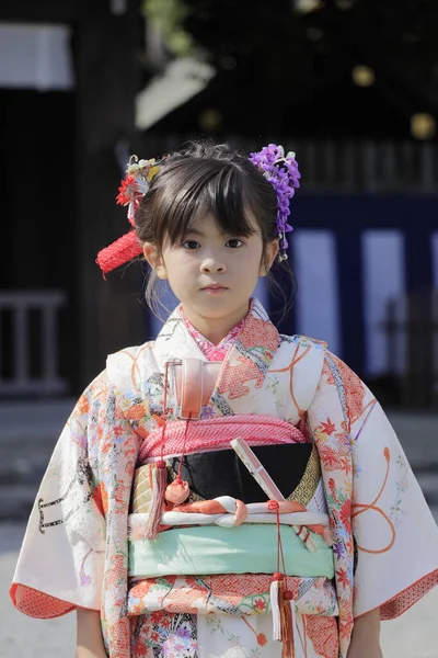 七五三の日本人女の子 — ストック写真