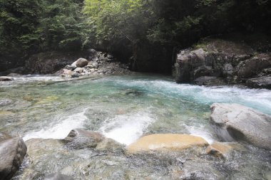 Atera valley in Kiso, Nagano