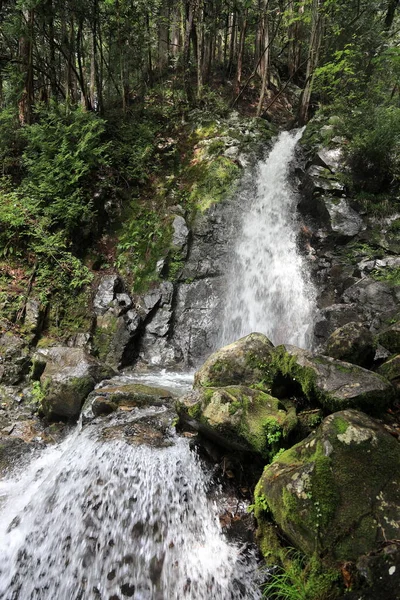 Rokudan Taki Waterfall Atera Valley Kiso Nagano — Fotografia de Stock