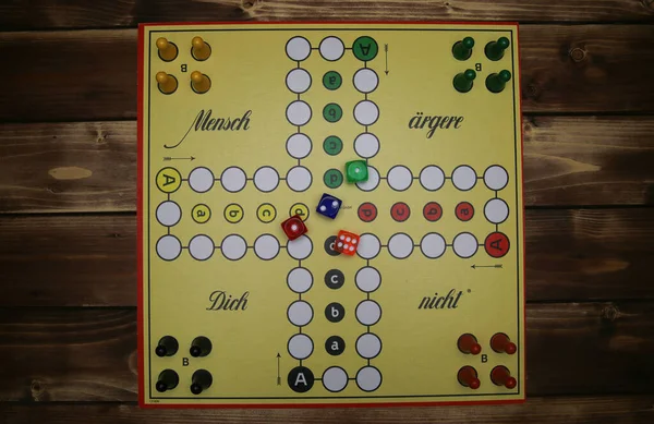 Viersen Germany May 2021 Top View Yellow Strategy Game Board — Stockfoto