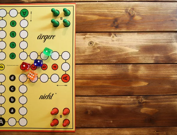 Viersen Germany May 2021 Top View Yellow Strategy Game Board — Stockfoto