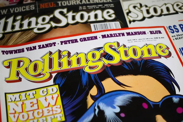 Viersen Germany May 2021 Closeup Rolling Stone Paper Print Magazine — Stockfoto