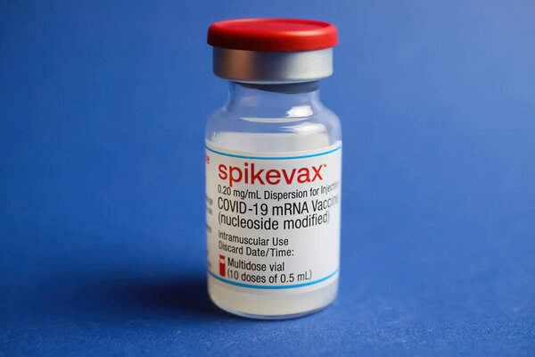 Viersen Germany January 2022 Closeup One Isolated Mrna Vaccination Serum — Stock Photo, Image