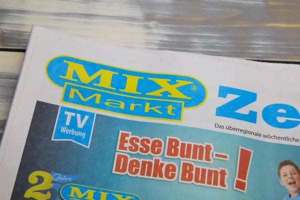Viersen Németország Január 2022 Hirdetési Folyóirat Közelsége Mix Markt Szupermarket — Stock Fotó