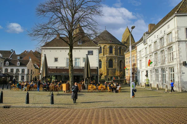 Maastricht Basiliek Van Onze Lieve Vrouw Paesi Bassi Febbraio 2022 — Foto Stock