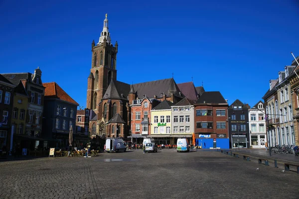 Roermond Pays Bas Février 2022 Vue Sur Place Marché Vide — Photo