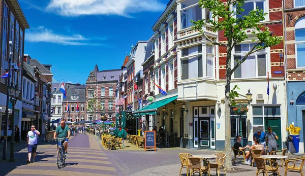 Venlo Paesi Bassi Giugno 2021 Vista Sulla Strada Pedonale Dello — Foto Stock
