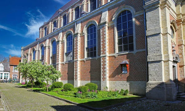 Lier Begijnhof Belgio Aprile 2022 Veduta Sulla Vecchia Chiesa Nel — Foto Stock