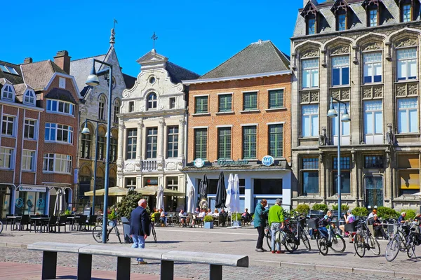 Lier Grote Markt Belgio Aprile 2022 Vista Sulla Piazza Del — Foto Stock